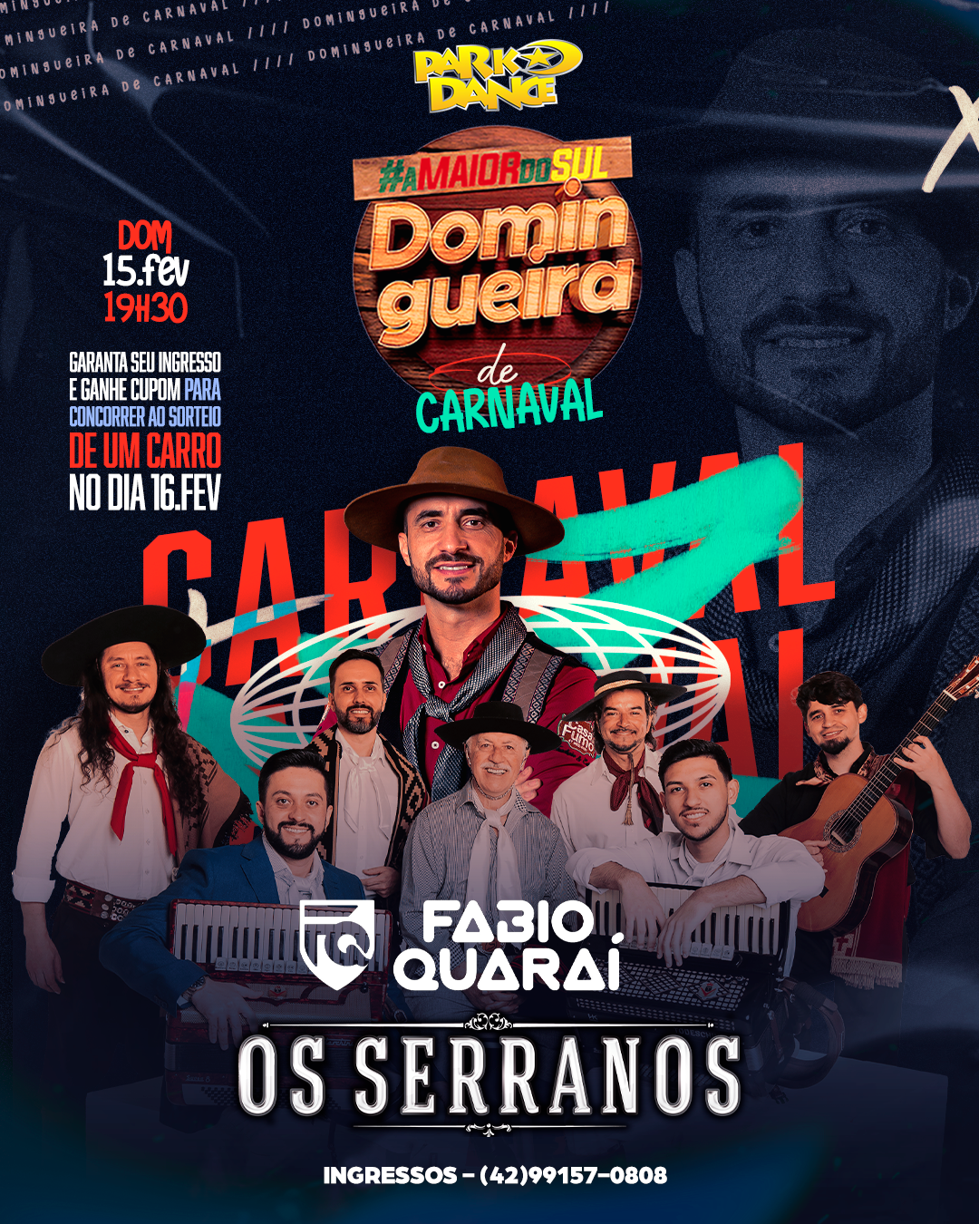 Domingueira Os Serranos + Fábio Quaraí
