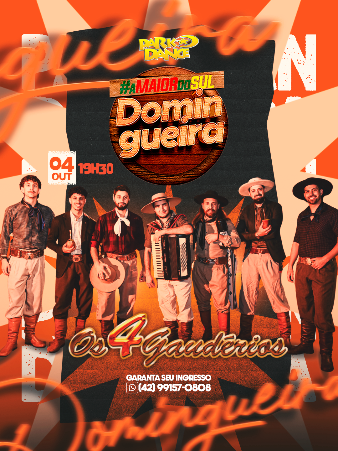 Domingueira Os 4 Gaudérios